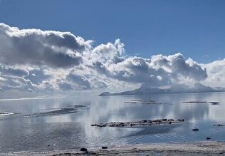 قلب دریاچه ارومیه دوباره به تپش درآمد +تصاویر