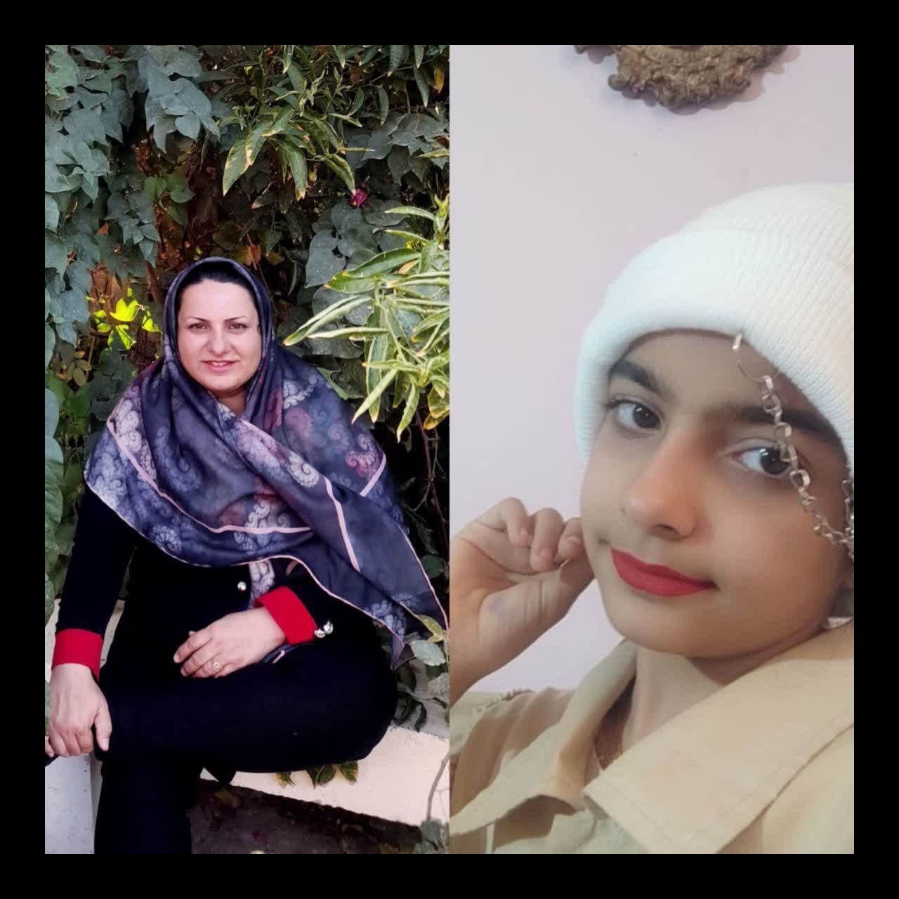 عکس تلخ دختر و مادری از شهدای دیروز کرمان