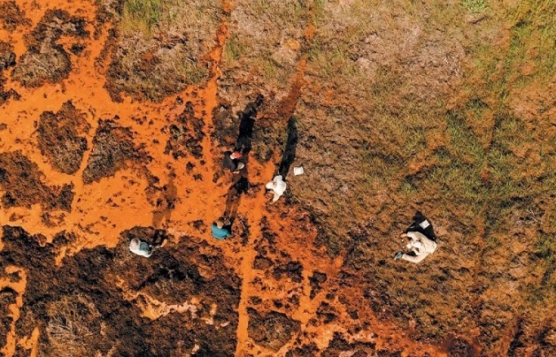 رودخانه‌های آلاسکا نارنجی شدند +تصاویر