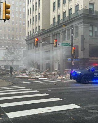 - ویدئوی جدید از انفجار هولناک در هتل ۲۰ طبقه