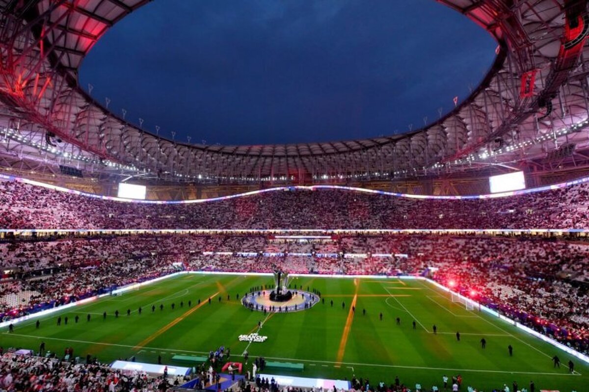 استادیوم فینال جام ملت‌ها در نور و هیجان غرق شد +عکس