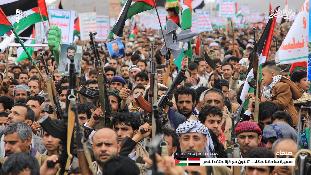 ۲ میلیون یمنی علیه اسرائیل به میدان آمدند +عکس
