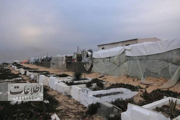 سکونت آوارگان فلسطینی در قبرستان