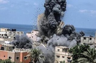 - ویدئوی وحشتناک از بمباران محل اسکان آوارگان غزه توسط اسرائیل
