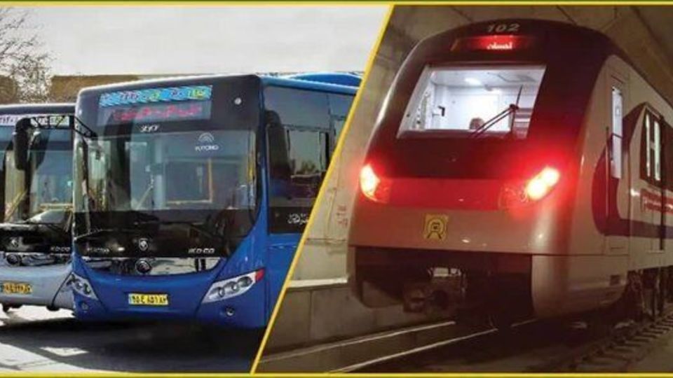 - نرخ کرایه‌های اتوبوس، تاکسی و مترو تا ۵۰ درصد گران شد
