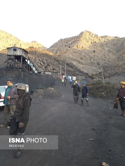 تصاویری از حادثه انفجار معدن در دامغان