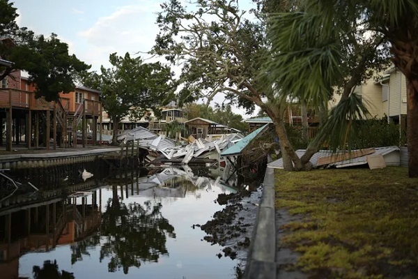 طوفان ایدالیا بخشی از فلوریدا را به هم ریخت +تصاویر