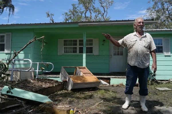 طوفان ایدالیا بخشی از فلوریدا را به هم ریخت +تصاویر