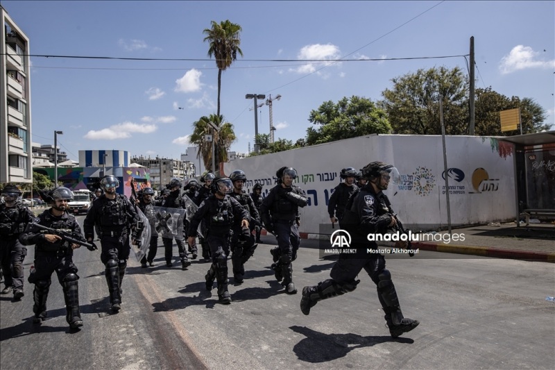 پلیس اسرائیل اعتراضات صهیونیست‌های اریتره‌ای را سرکوب کرد +تصاویر