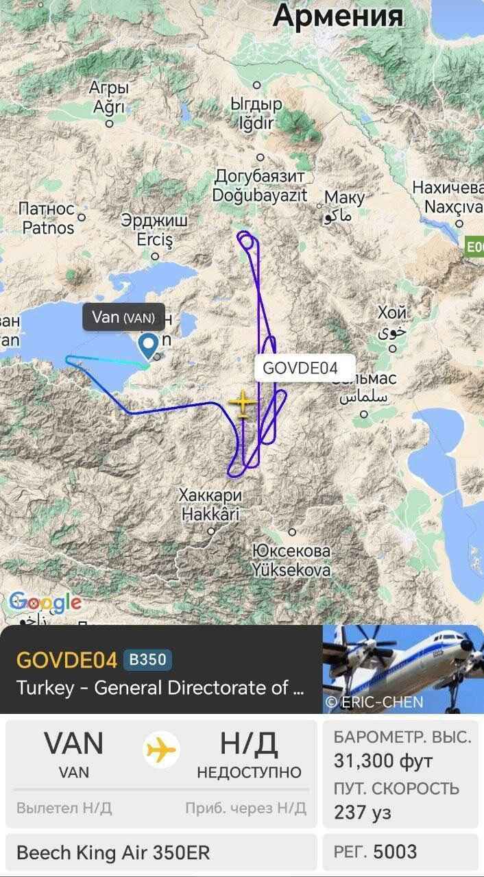 هواپیمای جاسوسی ترکیه در نزدیکی مرز ایران شکار شد +عکس
