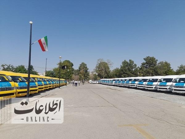 تصاویری از خودرو‌های جدید ناوگان حمل و نقل مشهد