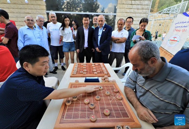تصاویری از مسابقات شطرنج چینی در لبنان را ببینید