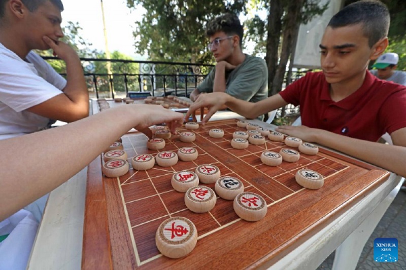 تصاویری از مسابقات شطرنج چینی در لبنان را ببینید