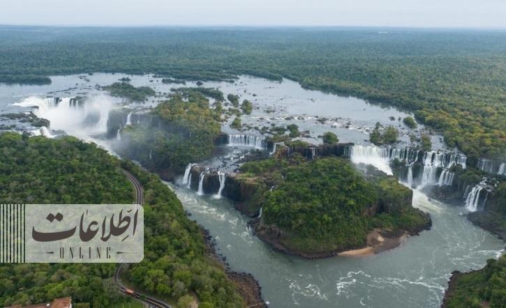 این آبشار برزیلی ۳ برابر از نیاگارا بزرگتر است +تصاویر
