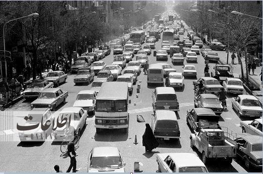 تصاویر جالب از ترافیک تهران ۴۰سال قبل