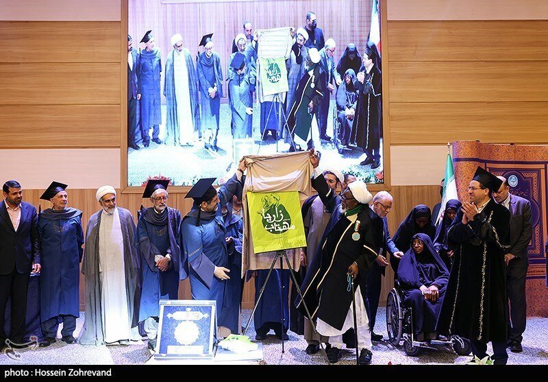 لباس حداد عادل در این مراسم سوژه شد +عکس