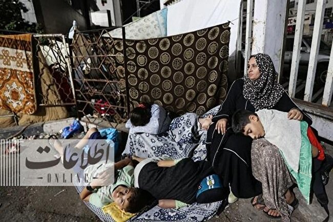 - تصاویری تلخ از آوارگی میلیون‌ها نفر در غزه