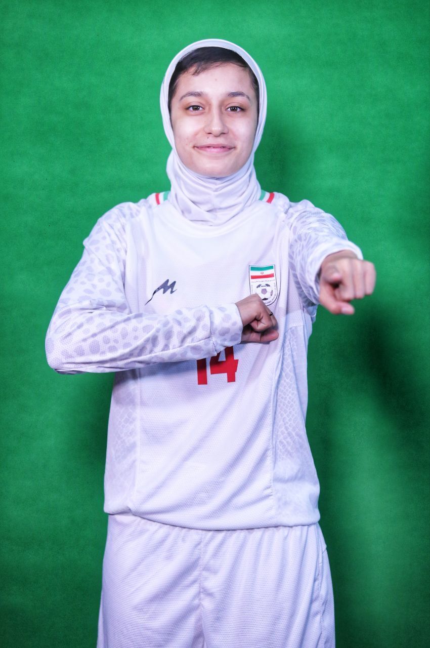 گزارش تصویری از بازیکنان تیم ملی فوتبال بانوان ایران