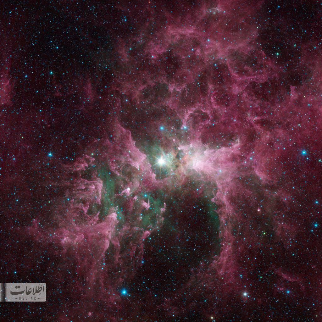 عکس شگفت‌انگیز ناسا از سحابی کارینا به وسعت ۳۰۰ سال نوری