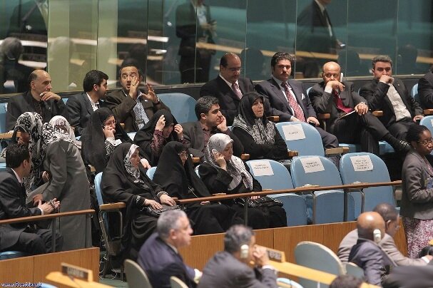 این زنان احمدی‌نژاد را در آمریکا همراهی کردند +عکس
