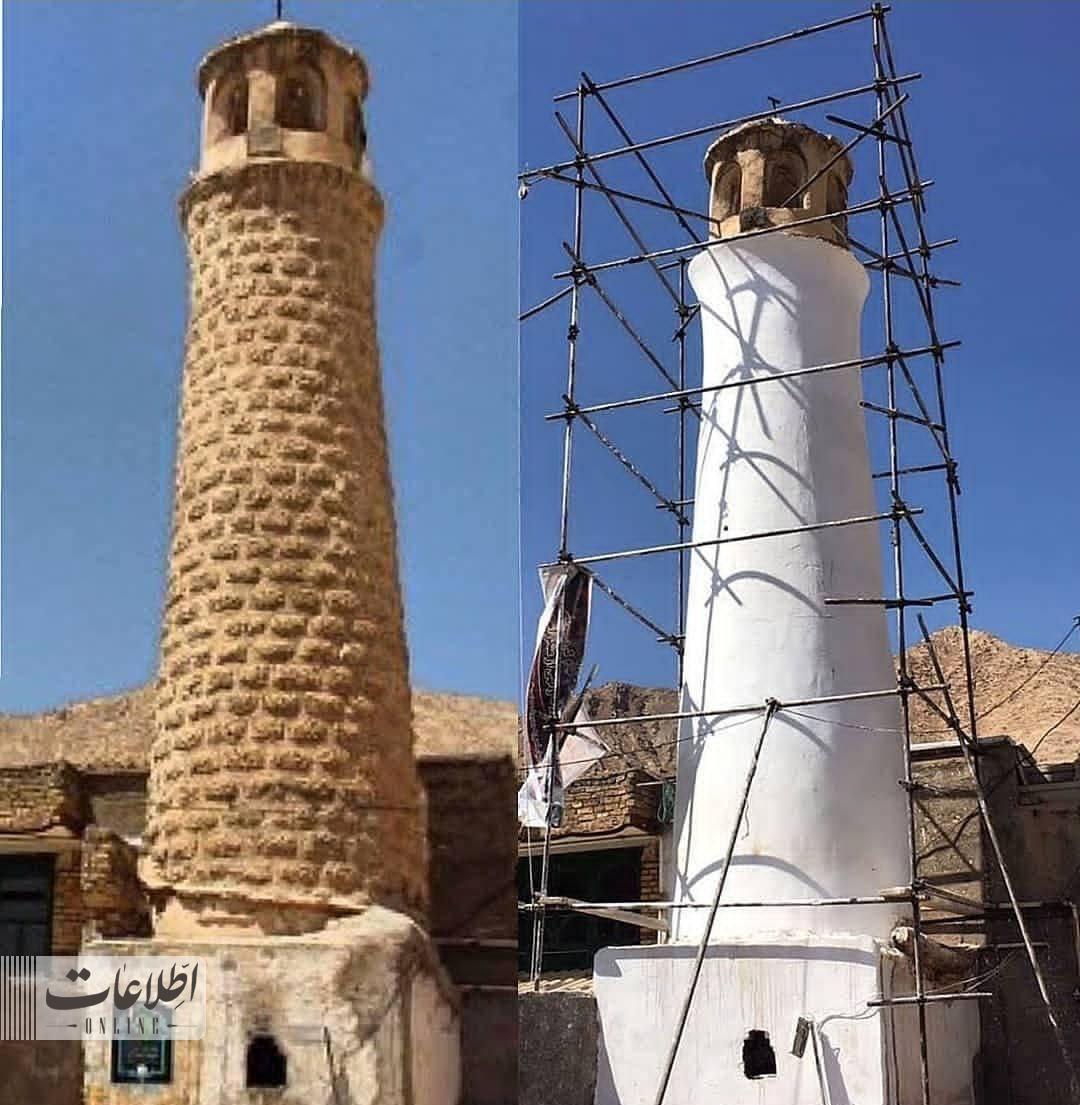 بازسازی عجیب مسجد قدیمی خبرساز شد +عکس