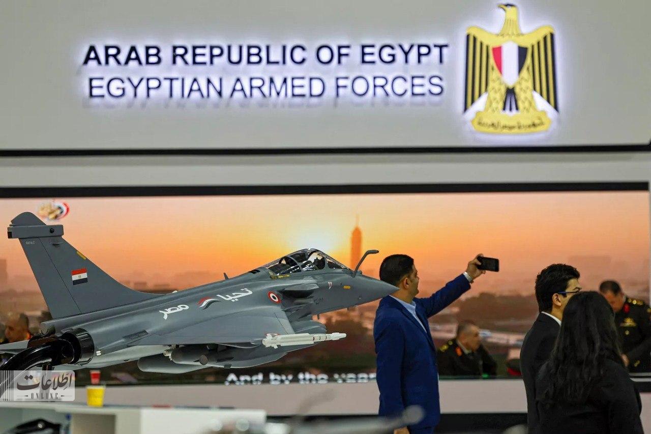 مصر هم سلاح‌های خود را بیرون کشید +تصاویر