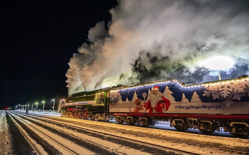 پوتین با این قطار برای روس‌ها پیام می‌فرستد +تصاویر