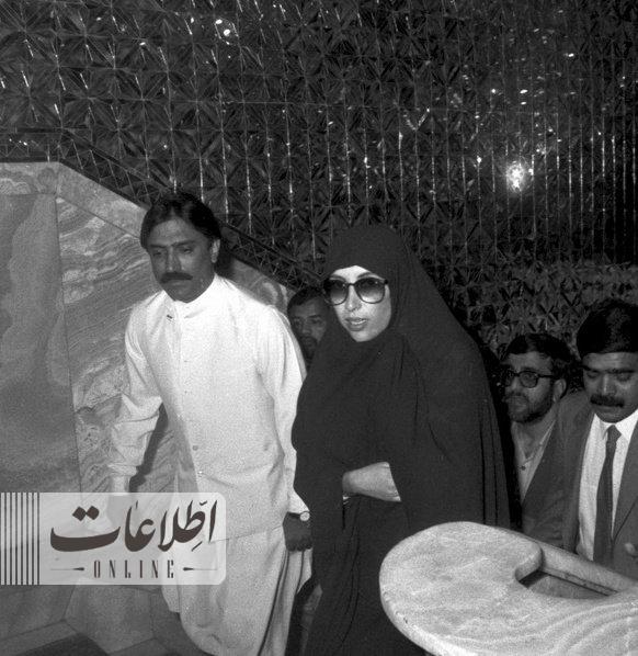 اولین سفر بی نظیر بوتو به تهران + عکس و گزارش