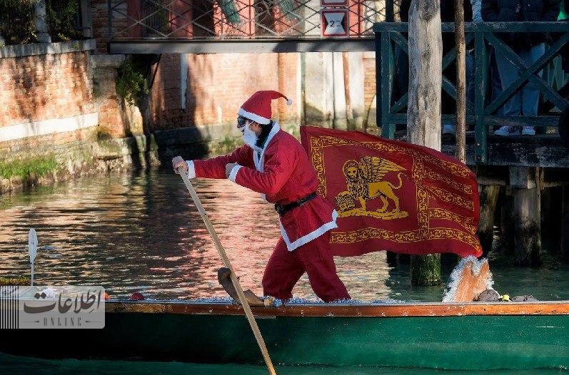 بابانوئل‌های قایق سوار هم راه افتادند