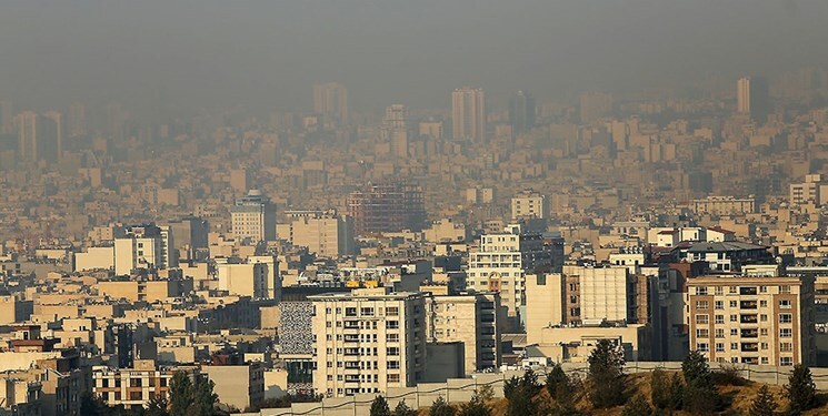 کیفیت هوای تهران - وضعیت تهران قرمز شد اما از دورکاری و تعطیلی خبری نیست!