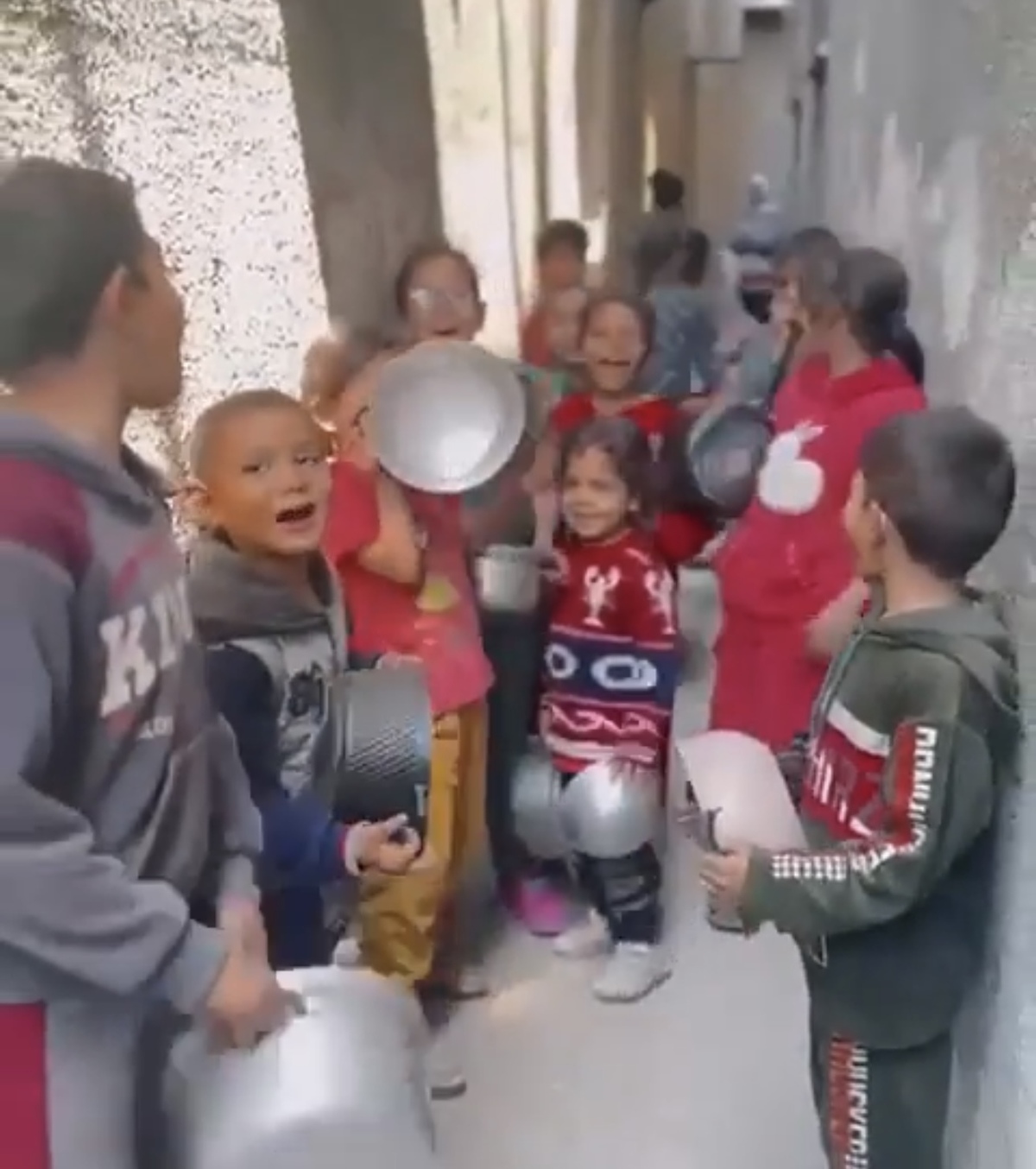 ویدئو| خوشحالی کودکان غزه در روز عید فطر