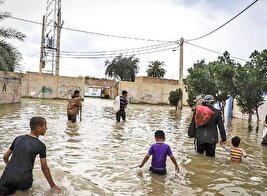 سیلاب ۲۰۰ هزار تن گندم خوزستان را با خود برد