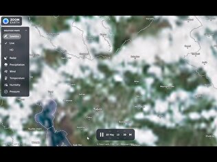 اولین تصاویر ماهواره‌ای از محل سانحه بالگرد رئیس‌جمهور +ویدئو
