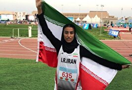 دختر دونده ایران مدال طلای تاریخی را به نام خود زد
