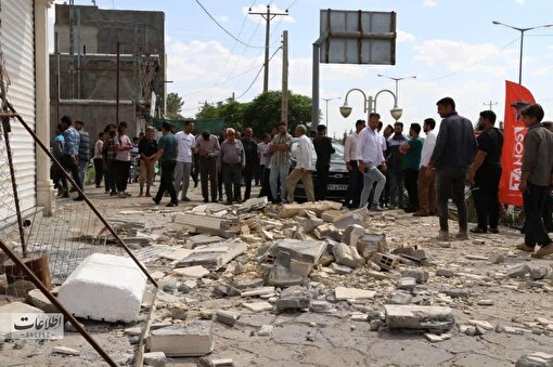 تصاویر اختصاصی از زلزله کاشمر با ۴۴ کشته و زخمی/ مردم به خیابان آمدند