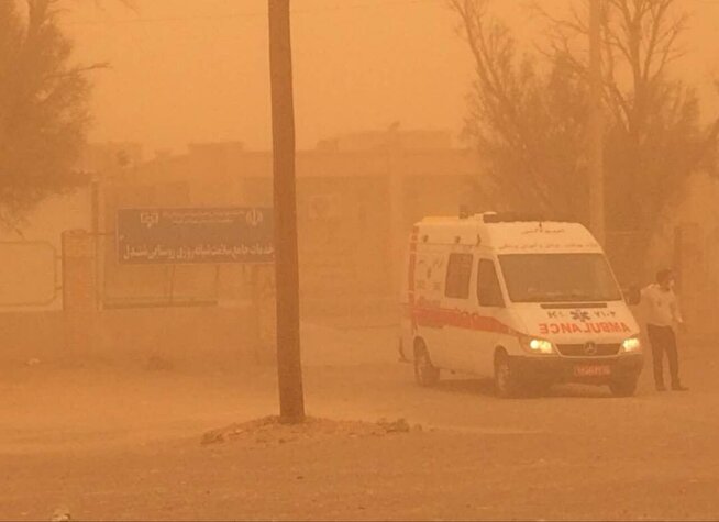 این ویدئو از وضعیت بحرانی آسمان سیستان وایرال شد