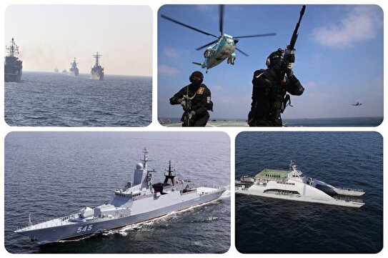 ایران و روسیه توانمندی خود برای تامین امنیت دریایی را به رخ کشیدند