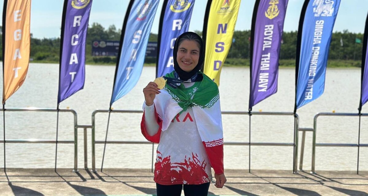 دختر قایقران ایران به یک چهارم نهایی المپیک صعود کرد +عکس