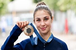 این دختر اولین مدال‌آور ایرانی المپیک ۲۰۲۴ است +عکس